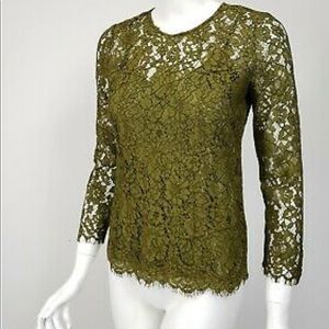 JCrew Lace Evening Top